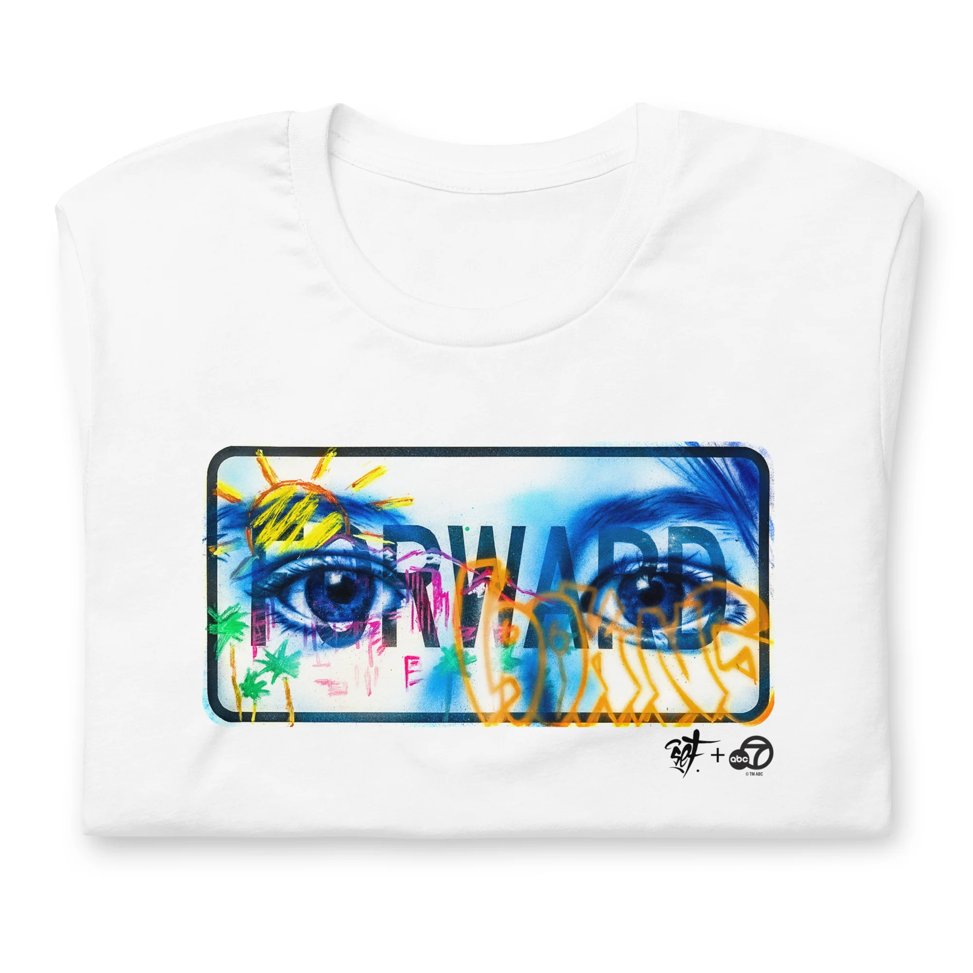 ABC7LA Feed SoCal Adult Short Sleeve T-Shirt designed by Sef - Image 8