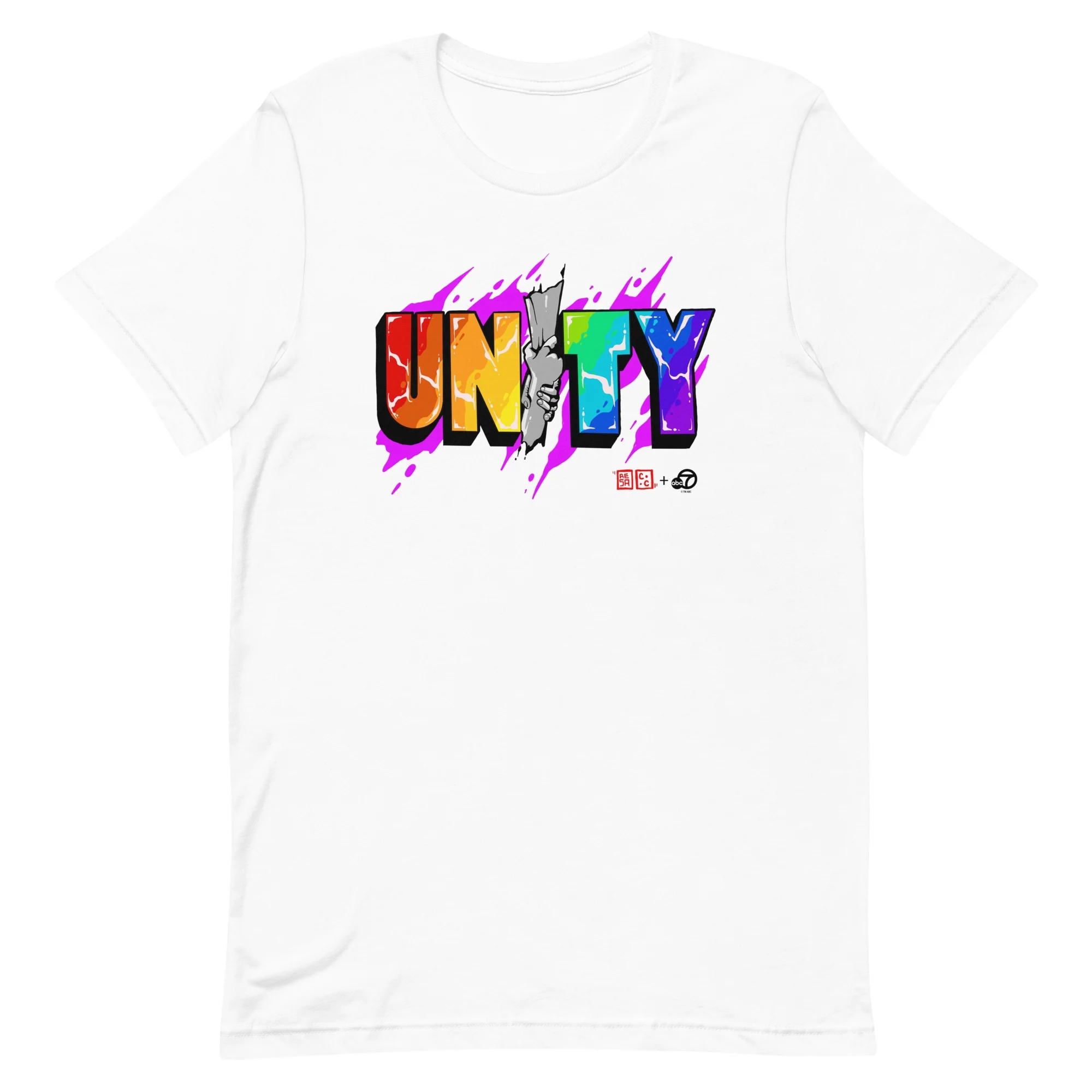 ABC7LA Feed SoCal Unity T-shirt Designed by Menace Two and Resa Piece - Image 4