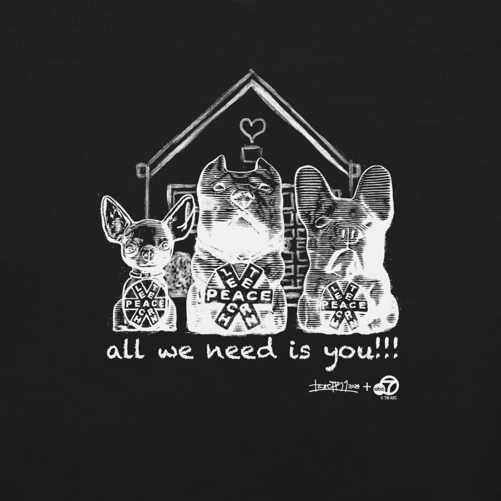 ABC7LA Puppy Palooza T-shirt designed by Teachr - Image 6