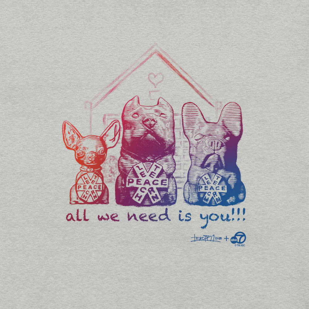 ABC7LA Puppy Palooza T-shirt designed by Teachr - Image 7