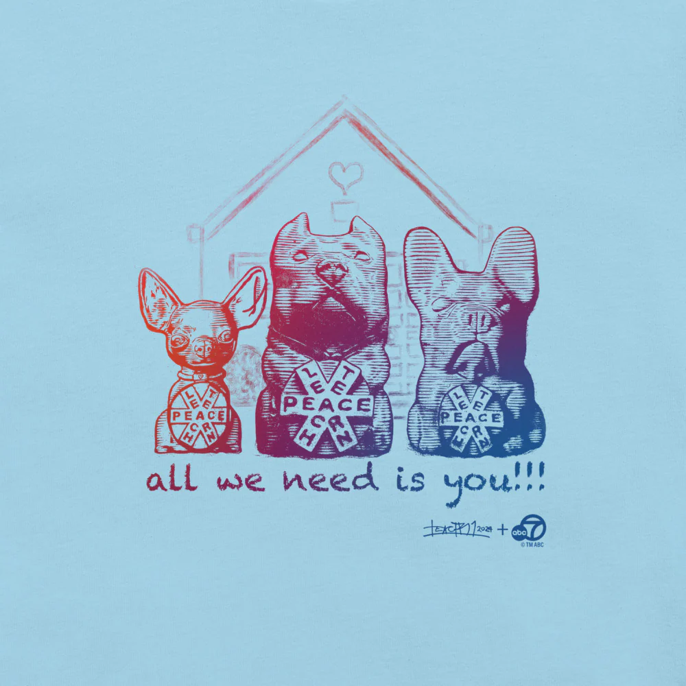 ABC7LA Puppy Palooza T-shirt designed by Teachr - Image 8