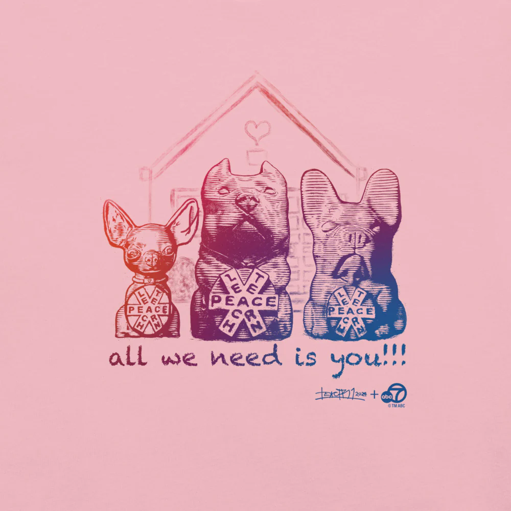 ABC7LA Puppy Palooza T-shirt designed by Teachr - Image 9