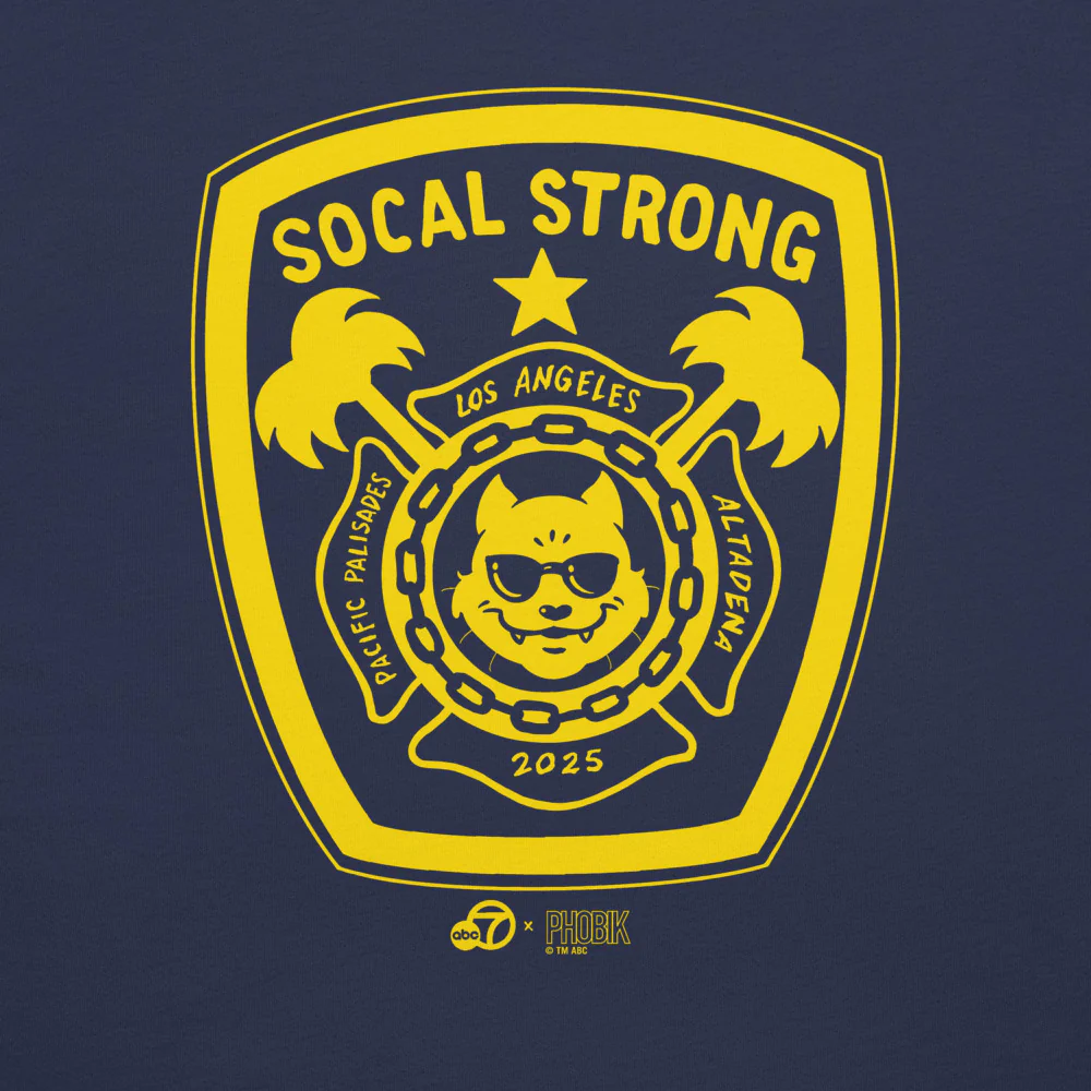 ABC7LA SoCal Strong T-Shirt designed by Phobik - Image 8