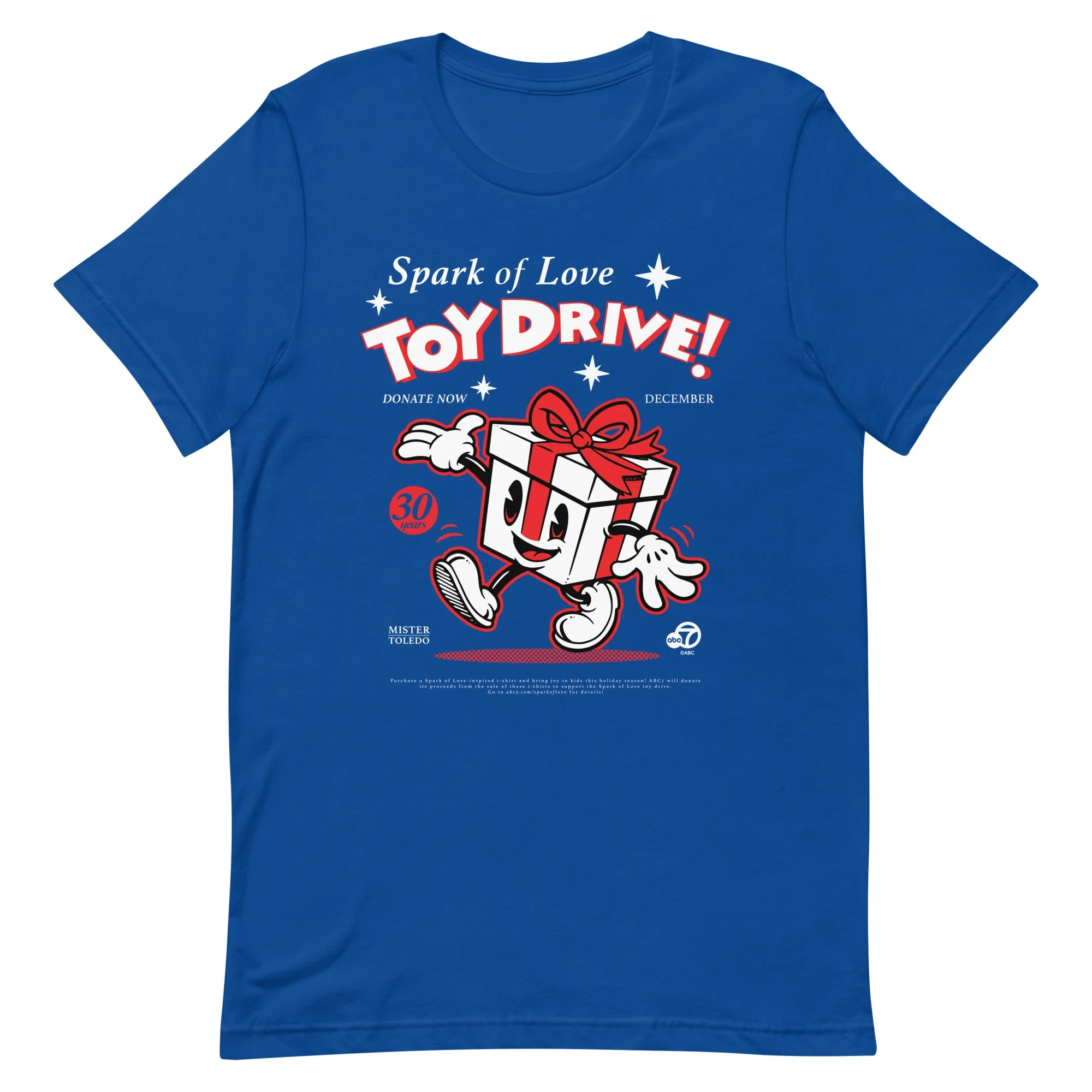 ABC7LA Spark of Love Adult Short Sleeve T-Shirt designed by Mister Toledo - Image 3