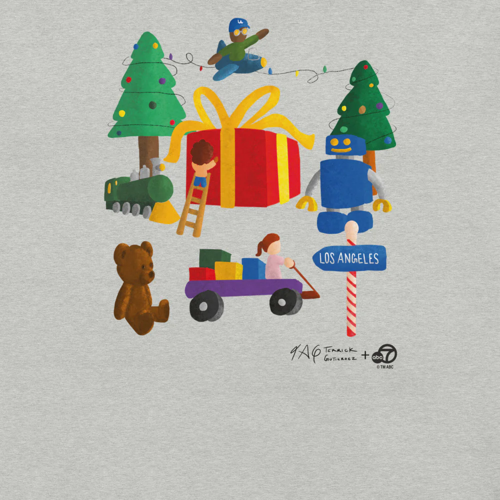 ABC7LA Spark of Love T-shirt designed by Terrick Gutierrez - Image 2