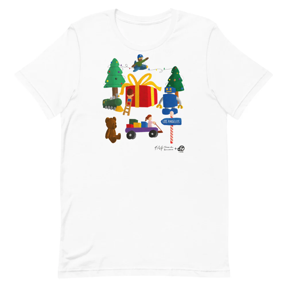 ABC7LA Spark of Love T-shirt designed by Terrick Gutierrez - Image 5