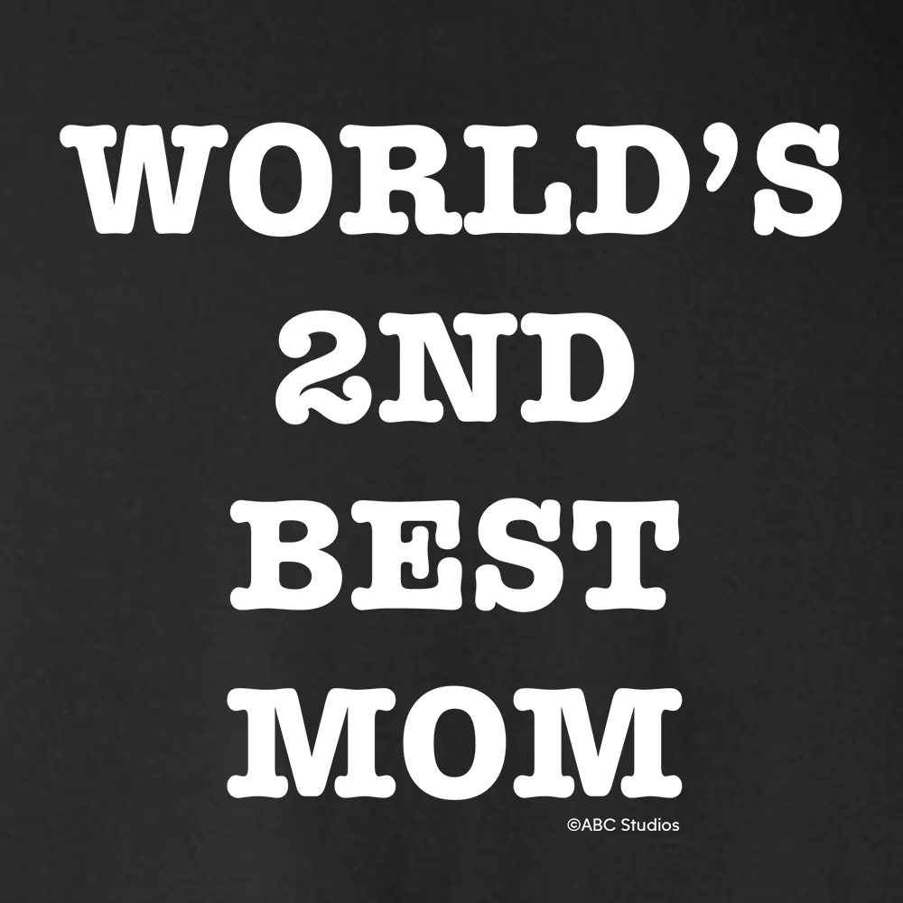 American Housewife 2nd Best Mom Fleece Hooded Sweatshirt - Image 3