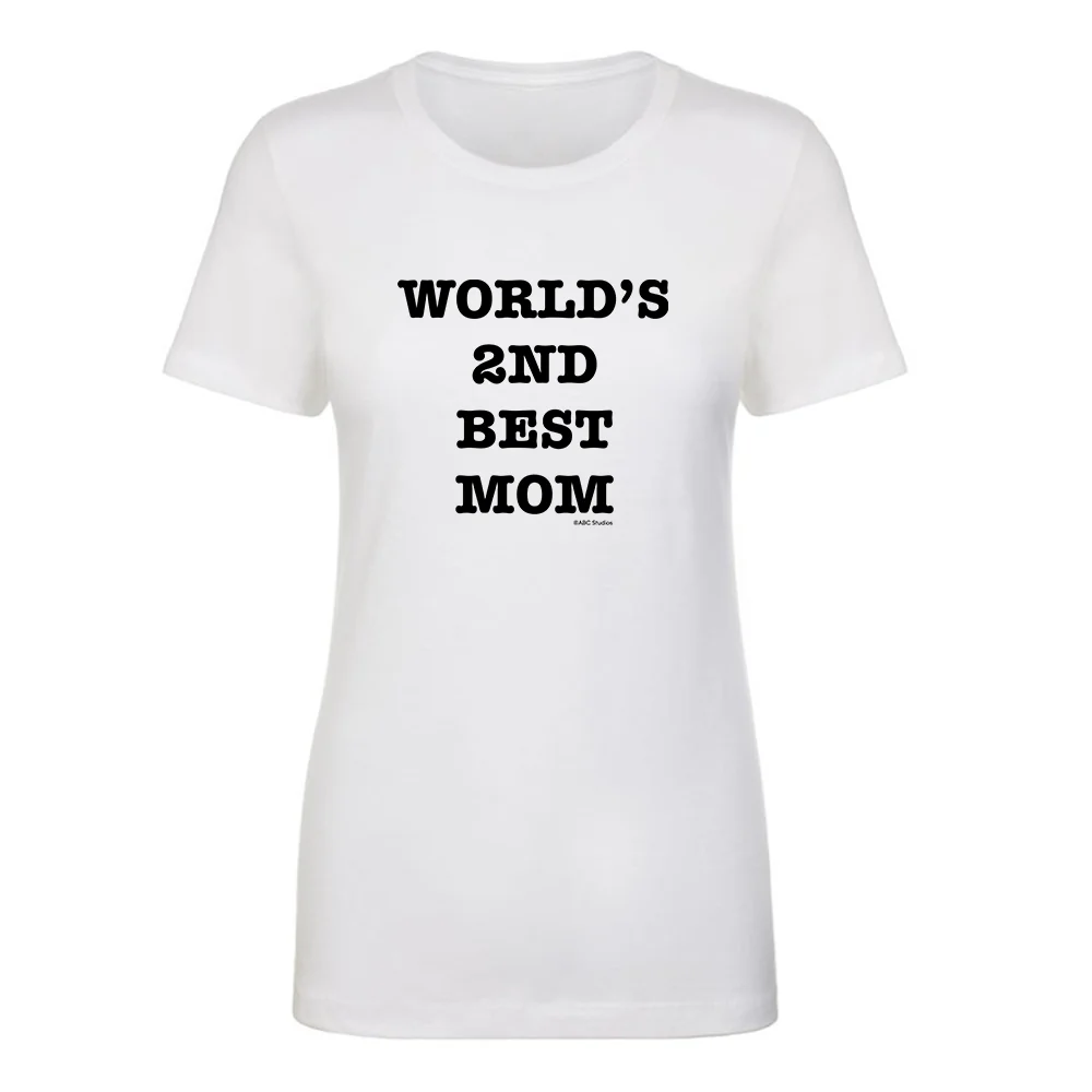 American Housewife 2nd Best Mom Women's Short Sleeve T-Shirt - Image 3