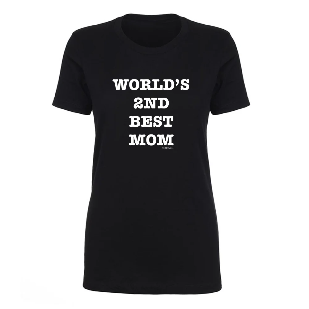 American Housewife 2nd Best Mom Women's Short Sleeve T-Shirt - Image 4