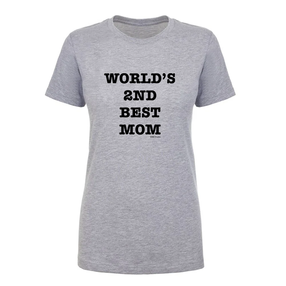 American Housewife 2nd Best Mom Women's Short Sleeve T-Shirt - Image 5