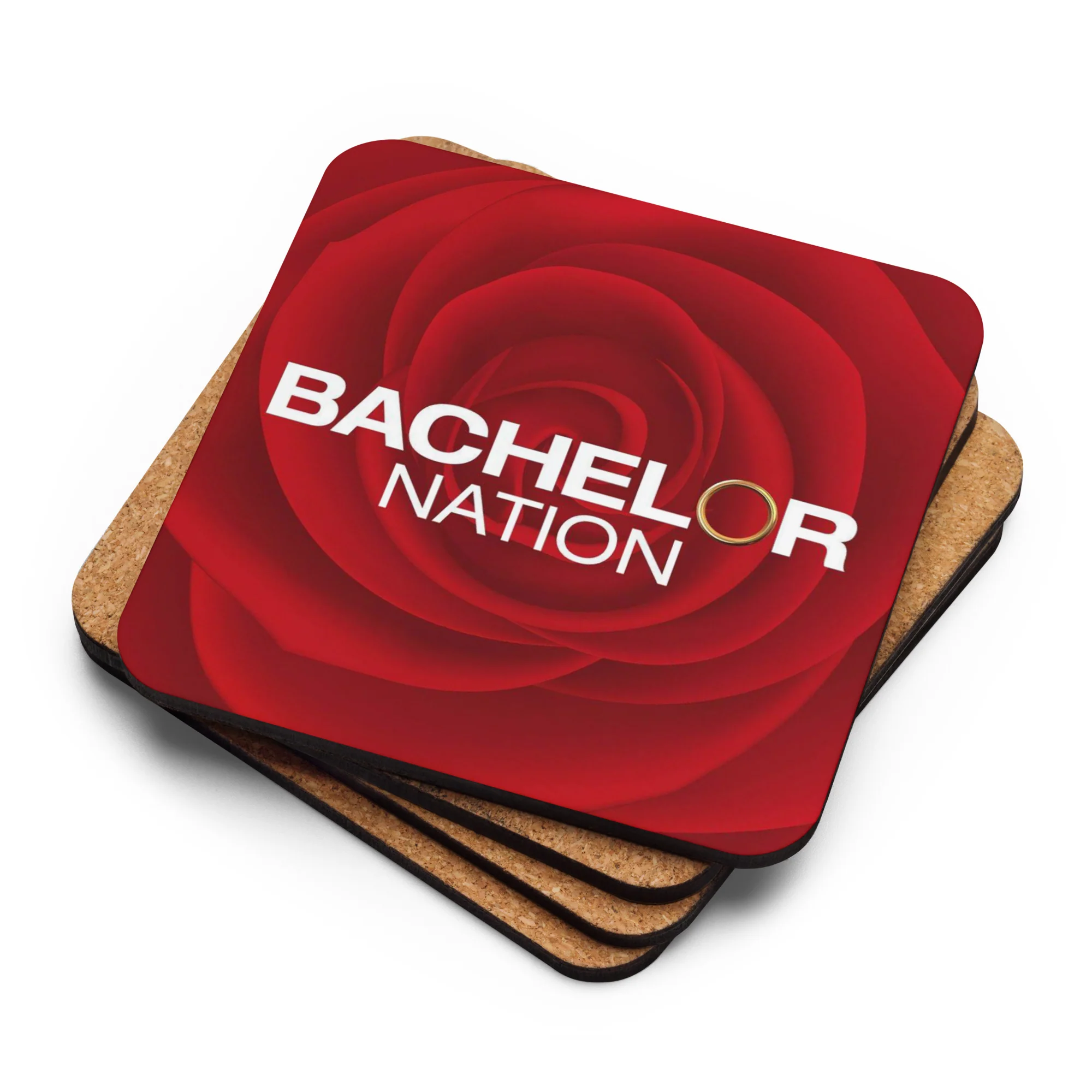Bachelor Nation Logo Cork Back Coaster - Image 3