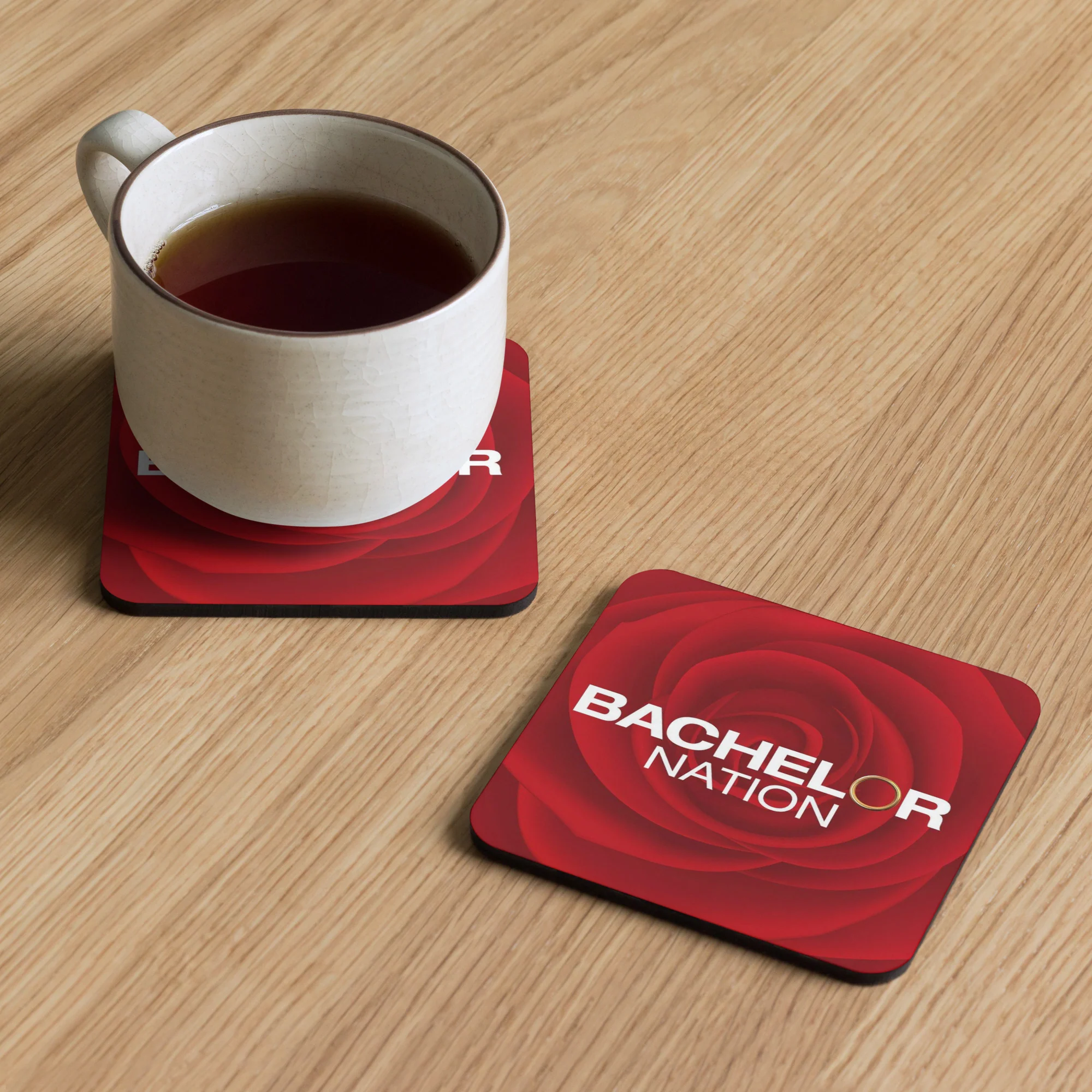 Bachelor Nation Logo Cork Back Coaster - Image 4