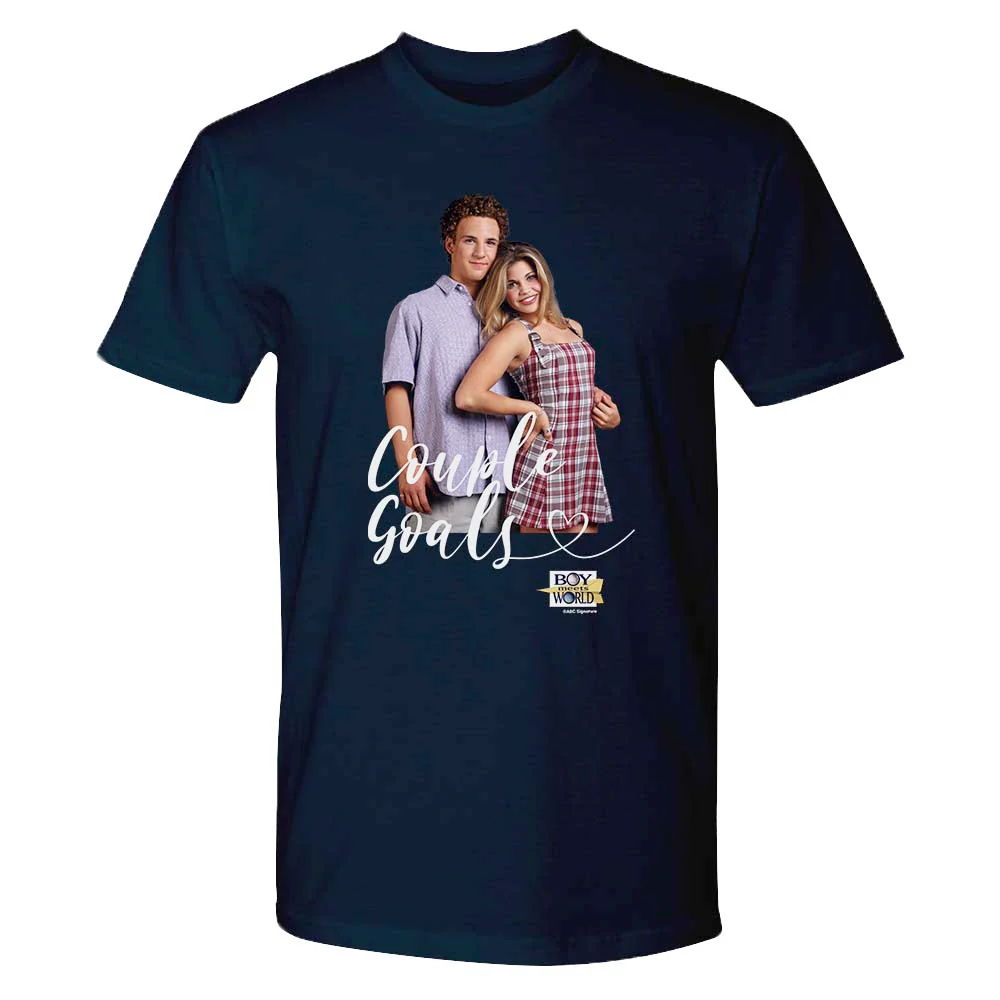Boy Meets World Couple Goals Adult Short Sleeve T-Shirt - Image 4