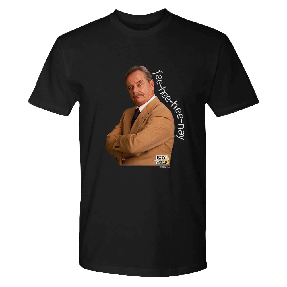 Boy Meets World Mr. Feeny Adult Short Sleeve T-Shirt - Image 3