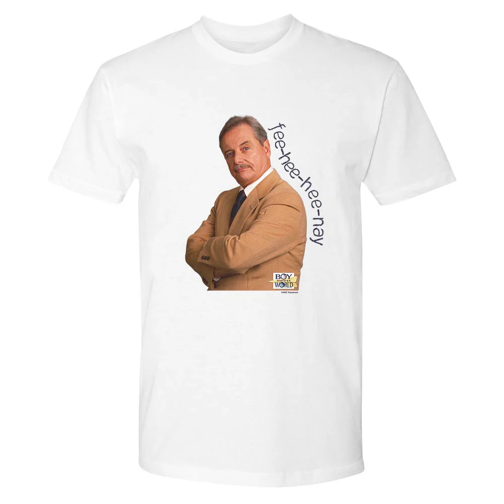 Boy Meets World Mr. Feeny Adult Short Sleeve T-Shirt - Image 4