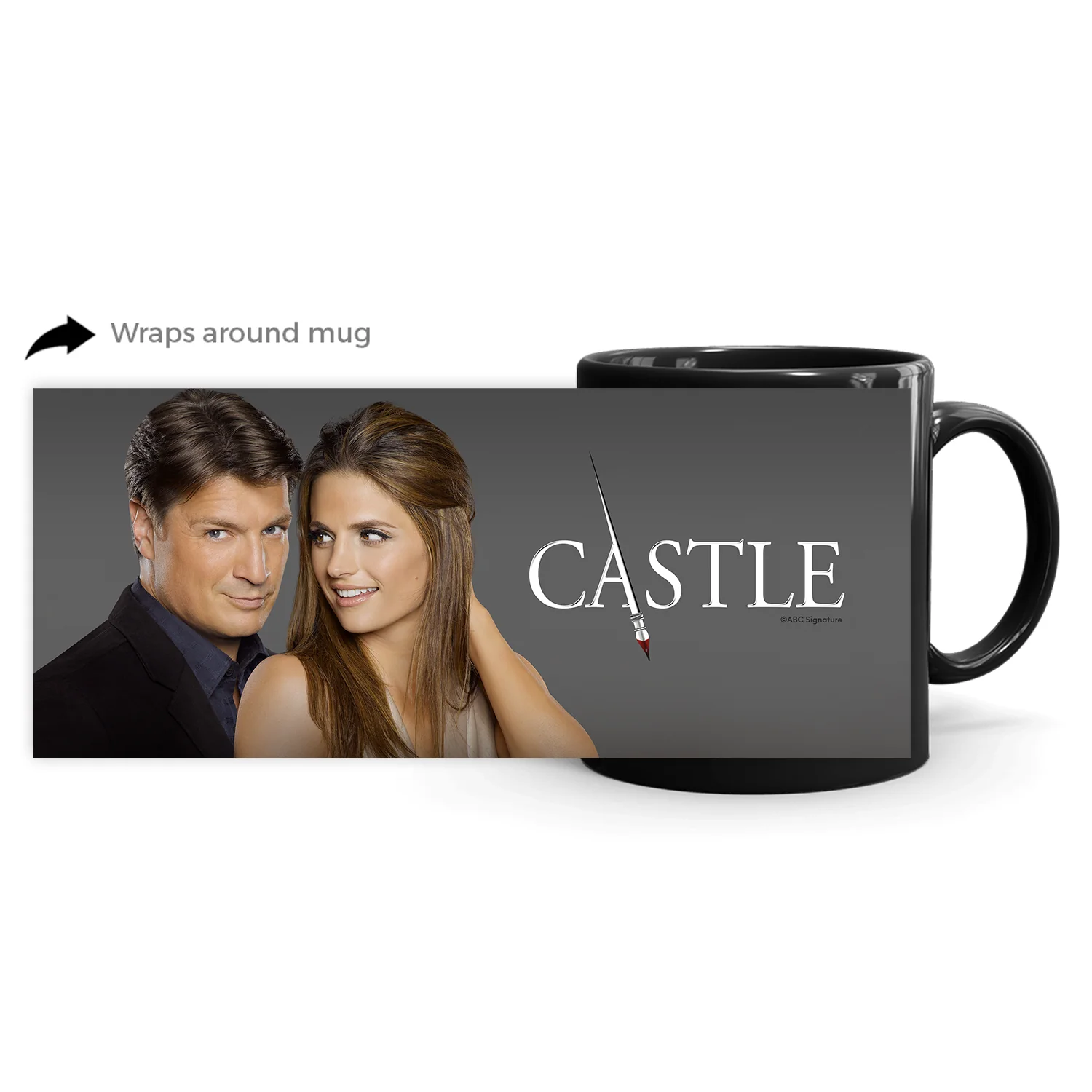 Castle Key Art Black Mug
