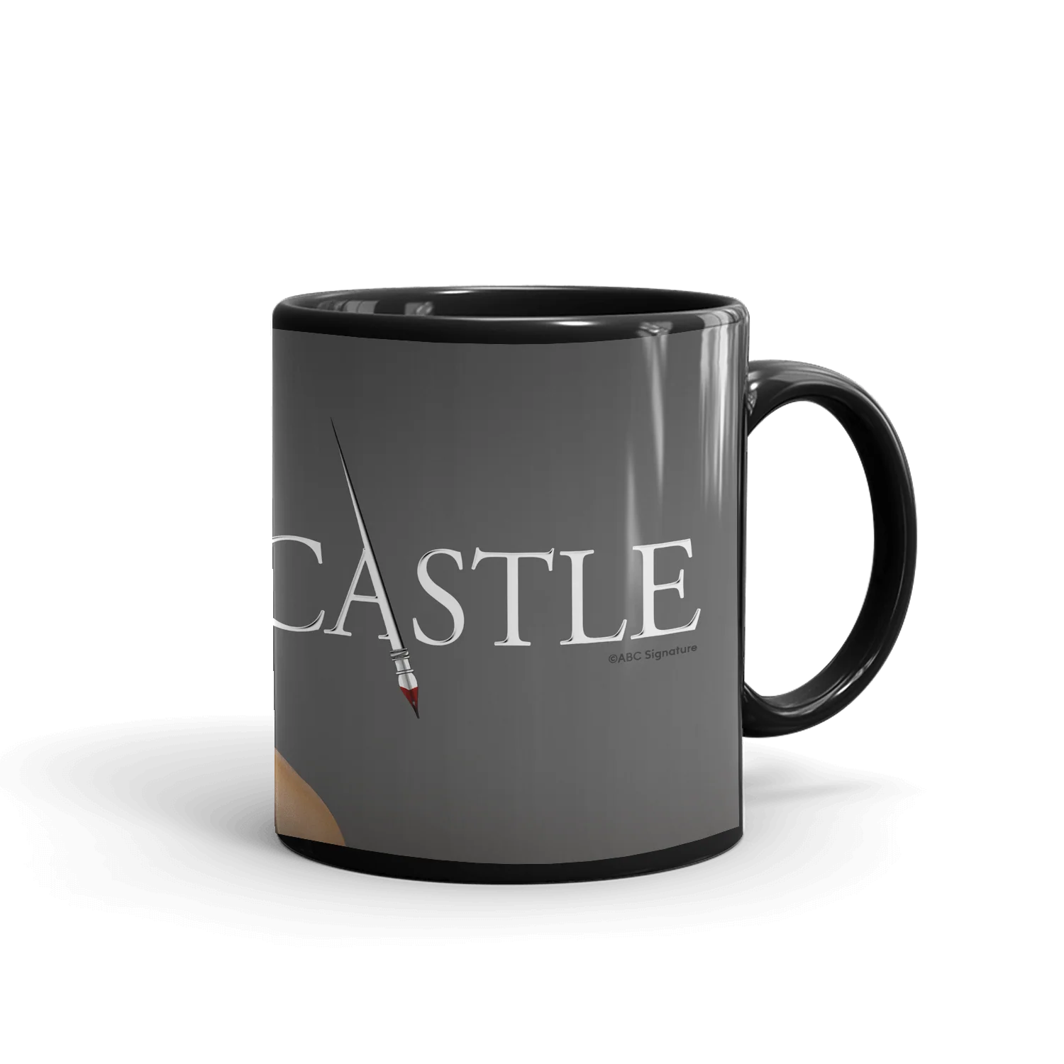 Castle Key Art Black Mug - Image 5