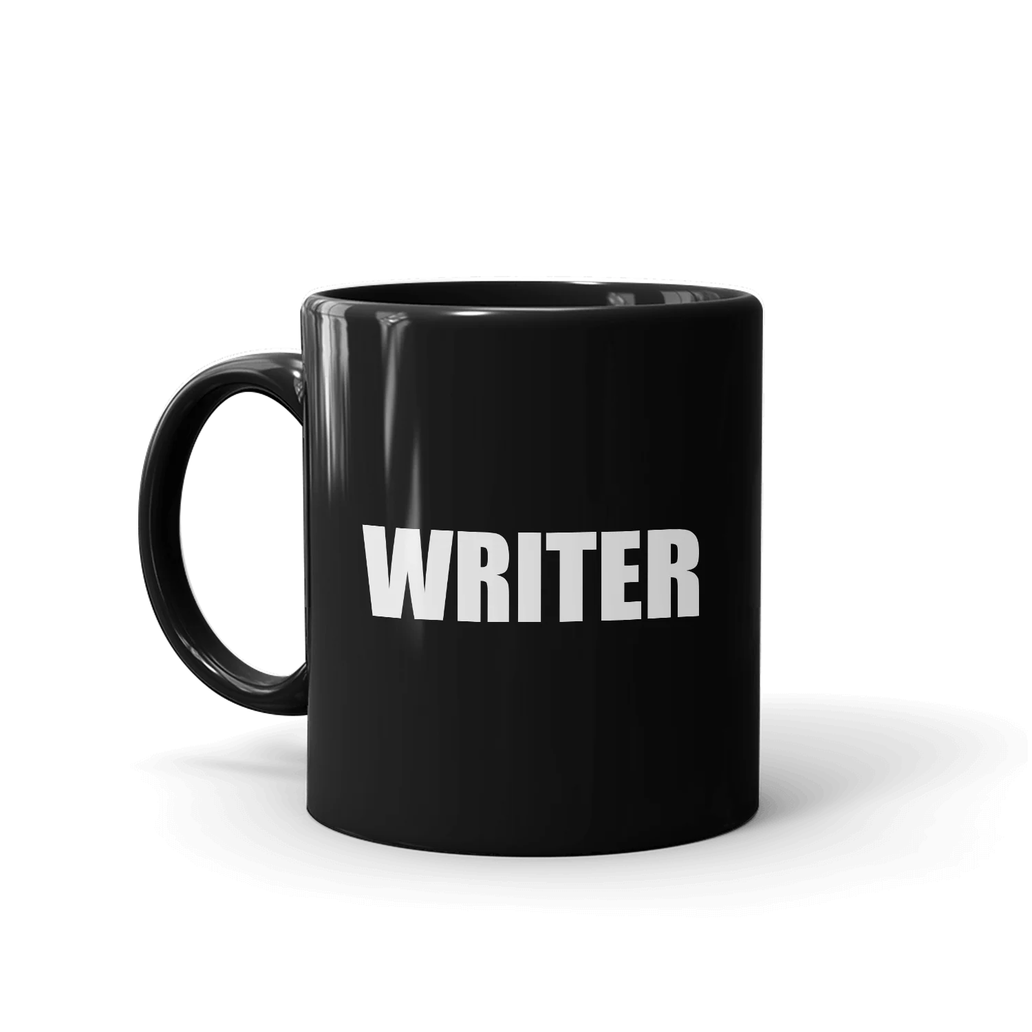 Castle Writer Black Mug