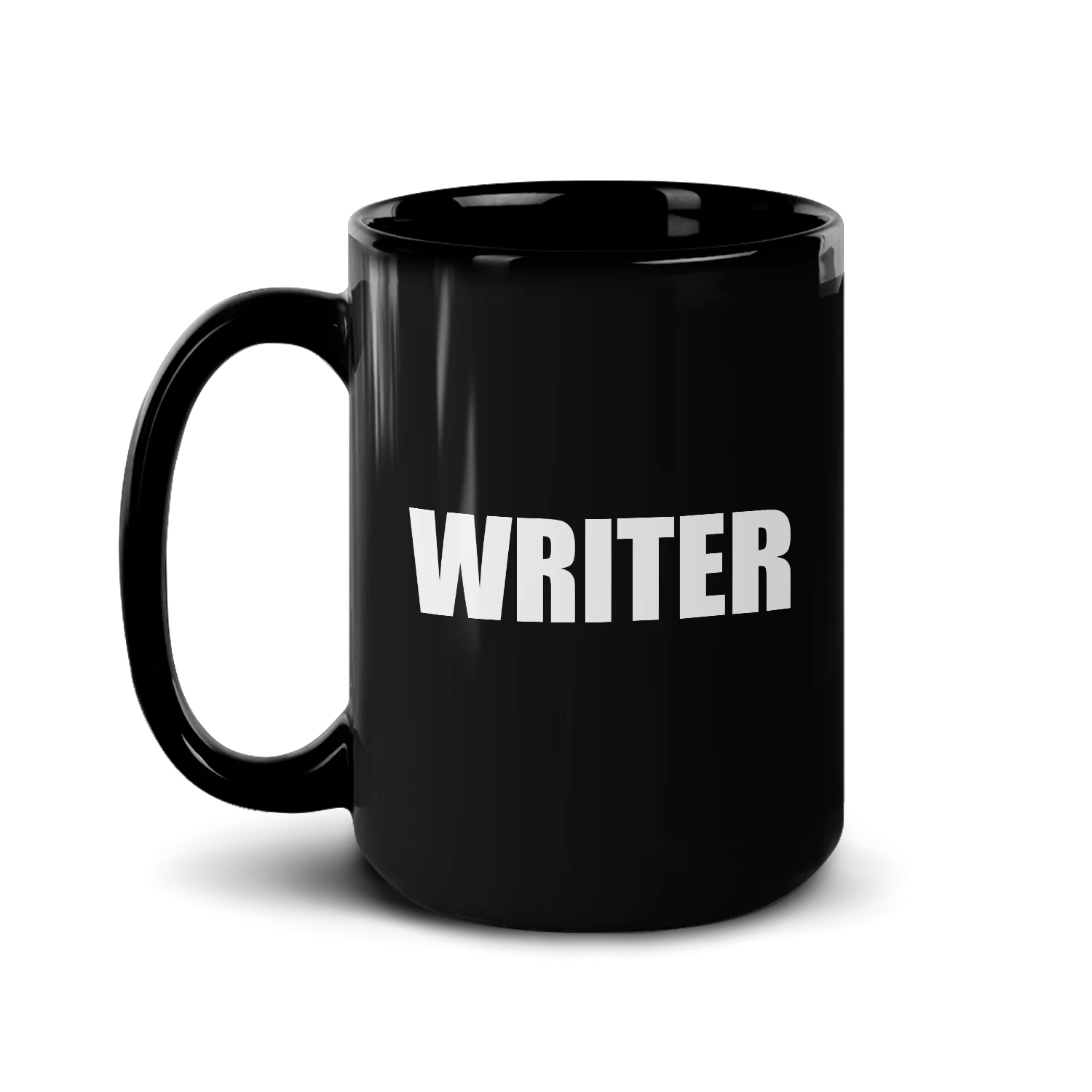 Castle Writer Black Mug - Image 4