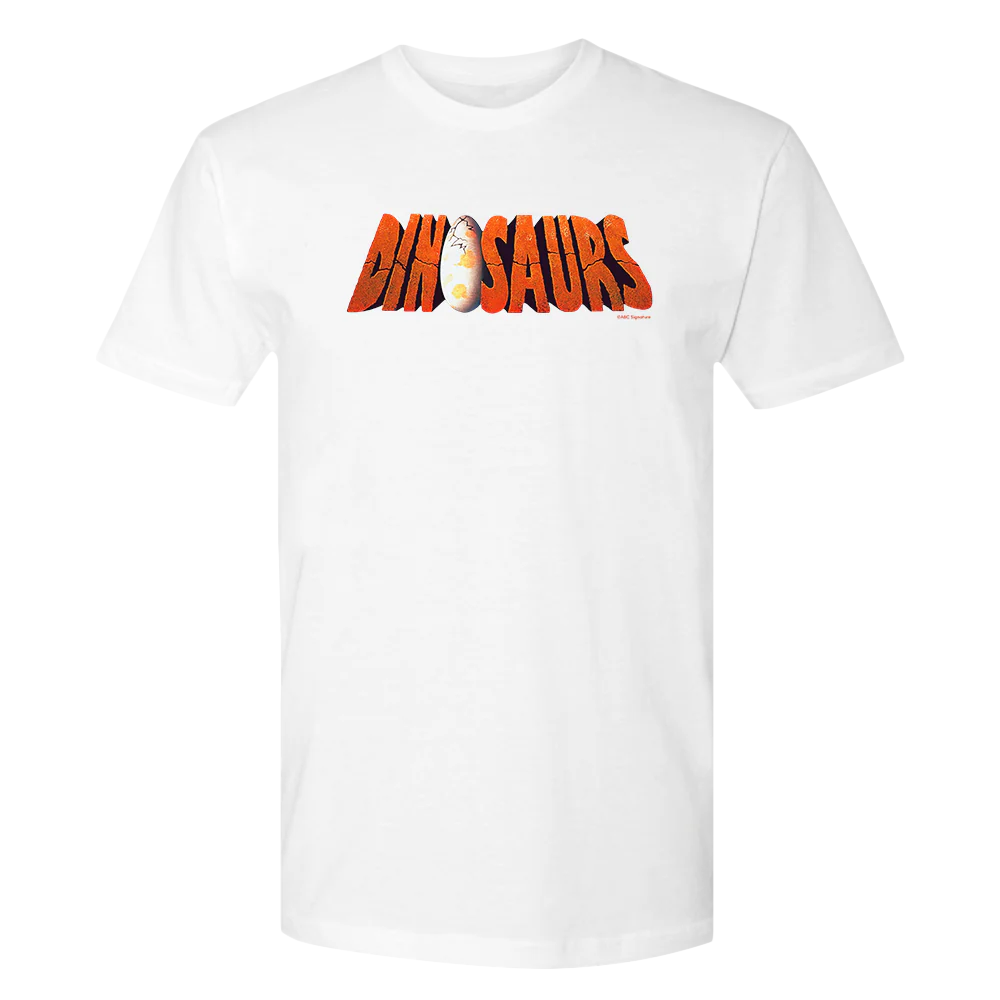 Dinosaurs Logo Adult Short Sleeve T-Shirt - Image 3