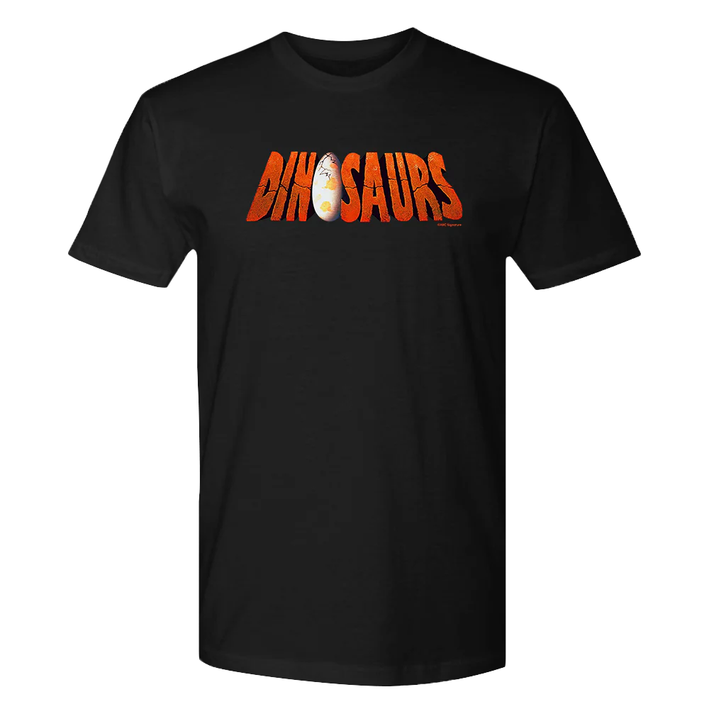 Dinosaurs Logo Adult Short Sleeve T-Shirt - Image 4