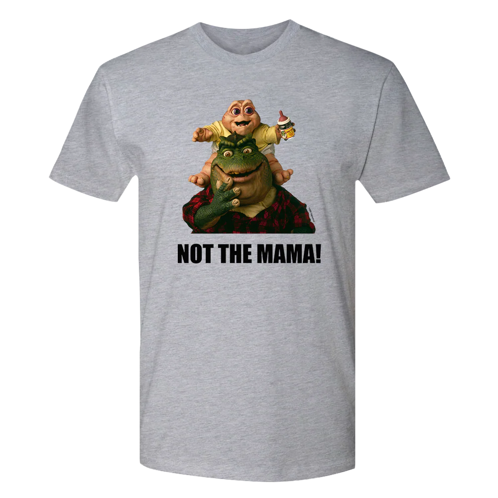 Dinosaurs Not the Mama! Adult Short Sleeve T-Shirt - Image 3