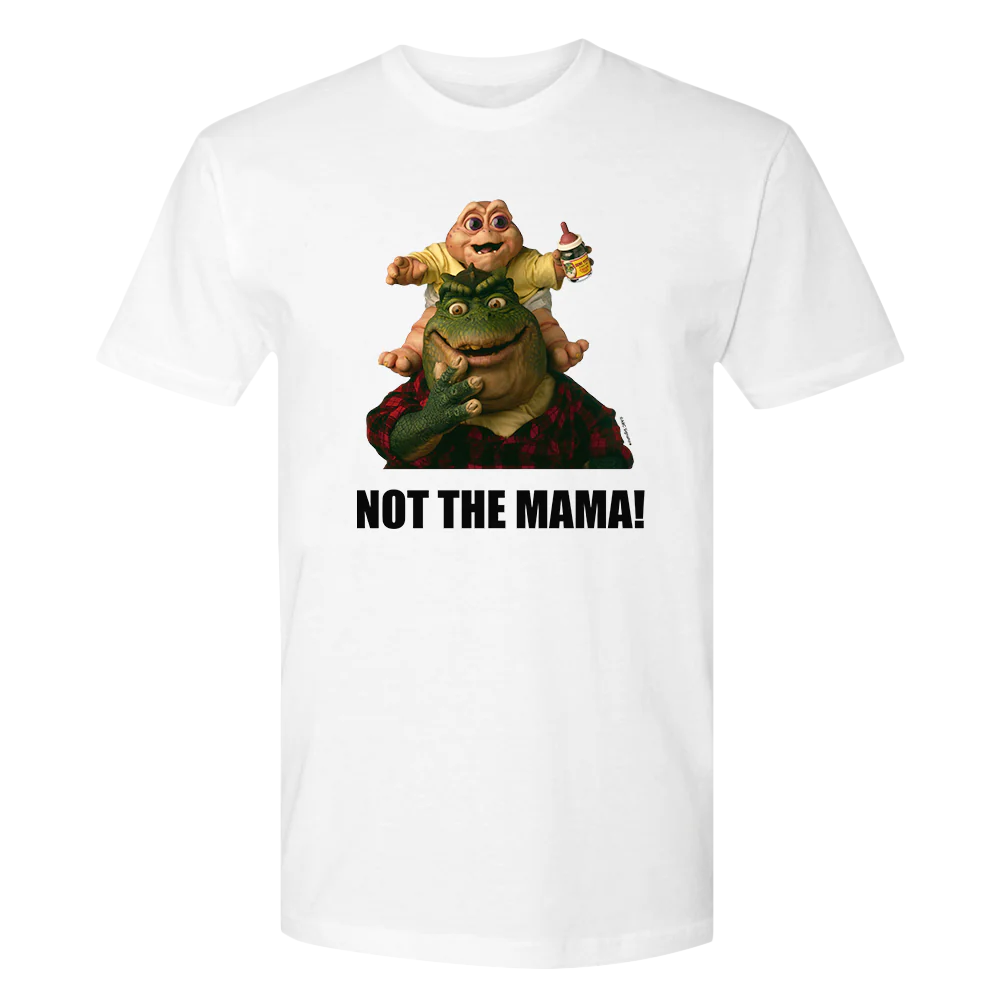 Dinosaurs Not the Mama! Adult Short Sleeve T-Shirt - Image 4