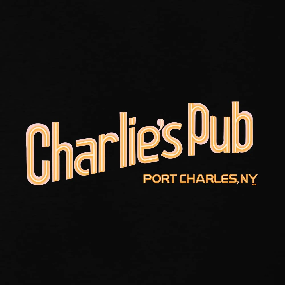 General Hospital Charlie's Pub Adult Short Sleeve T-Shirt - Image 3