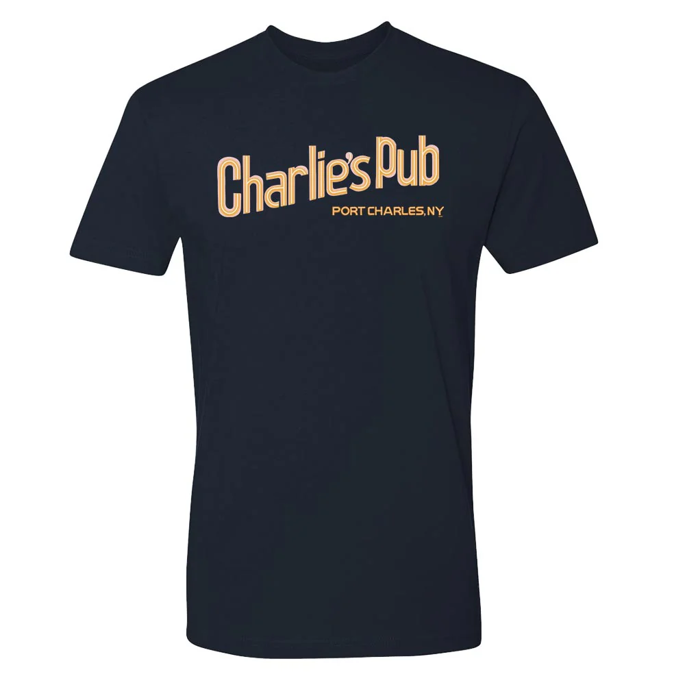 General Hospital Charlie's Pub Adult Short Sleeve T-Shirt - Image 4