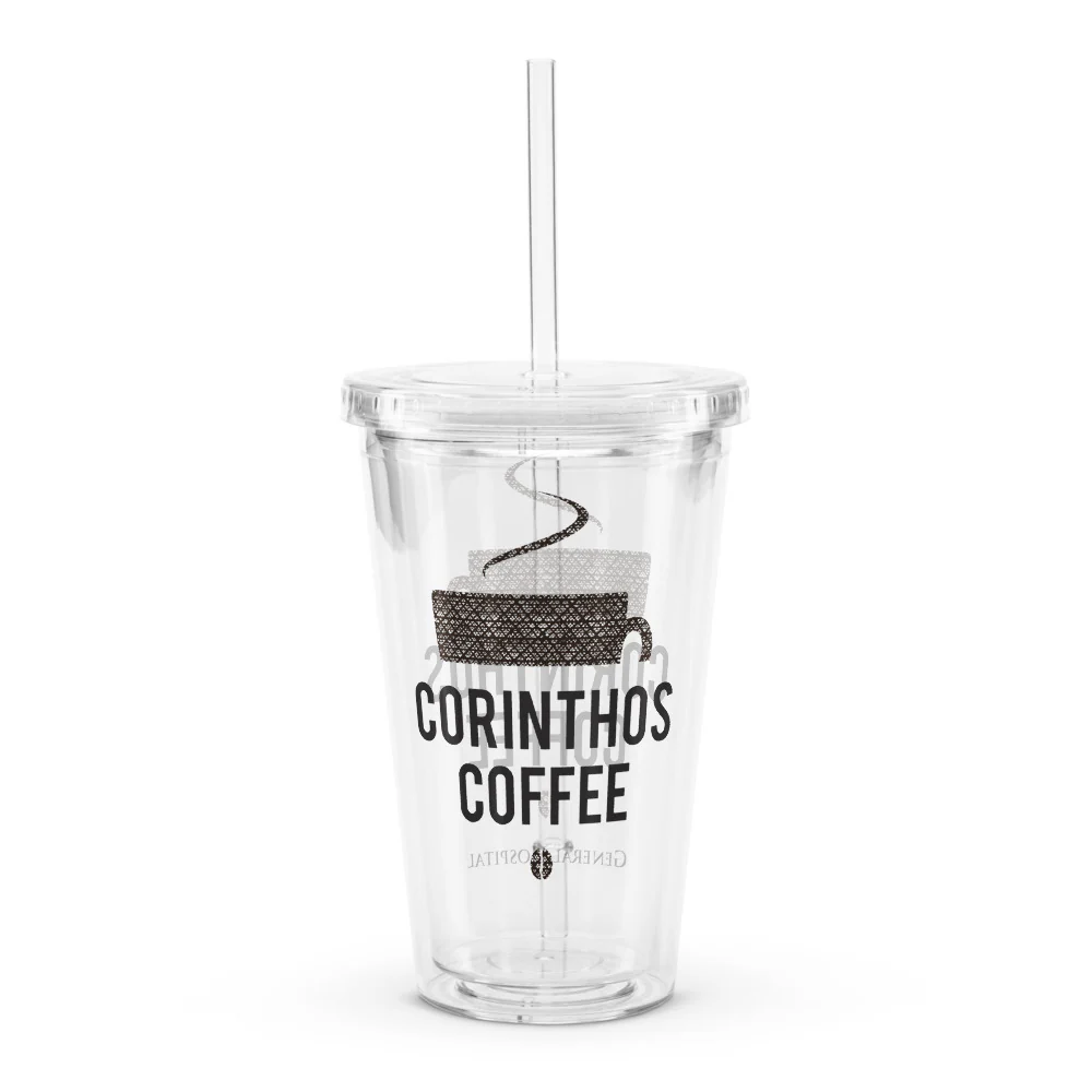 General Hospital Corinthos Clear Tumbler