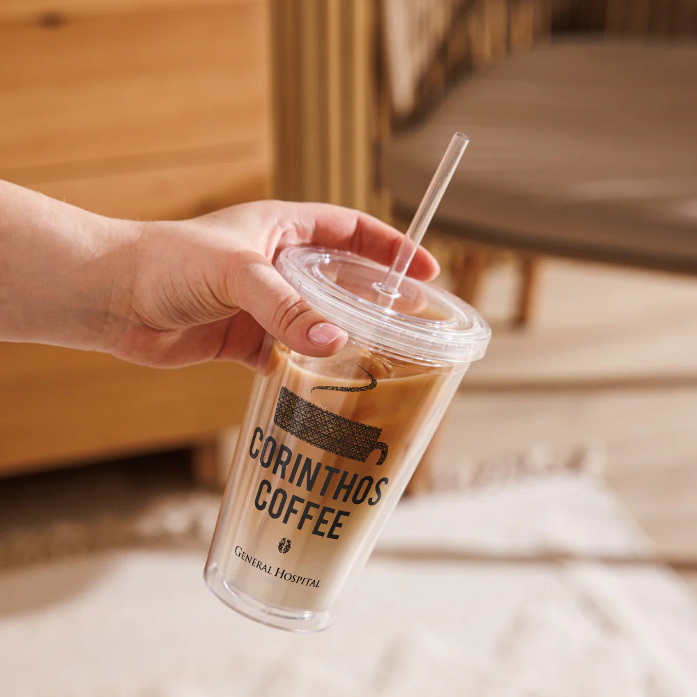 General Hospital Corinthos Clear Tumbler - Image 9