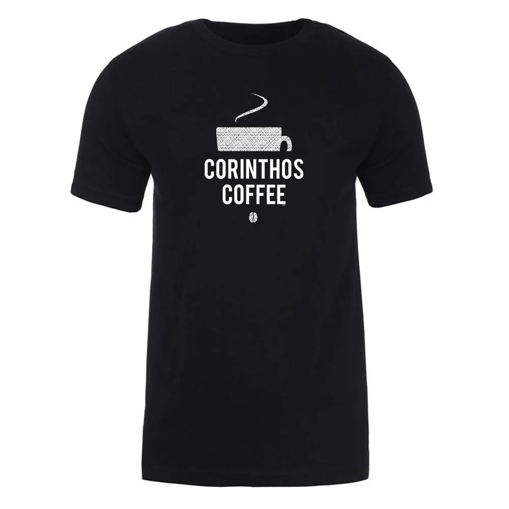 General Hospital Corinthos Coffee Adult Short Sleeve T-Shirt - Image 3
