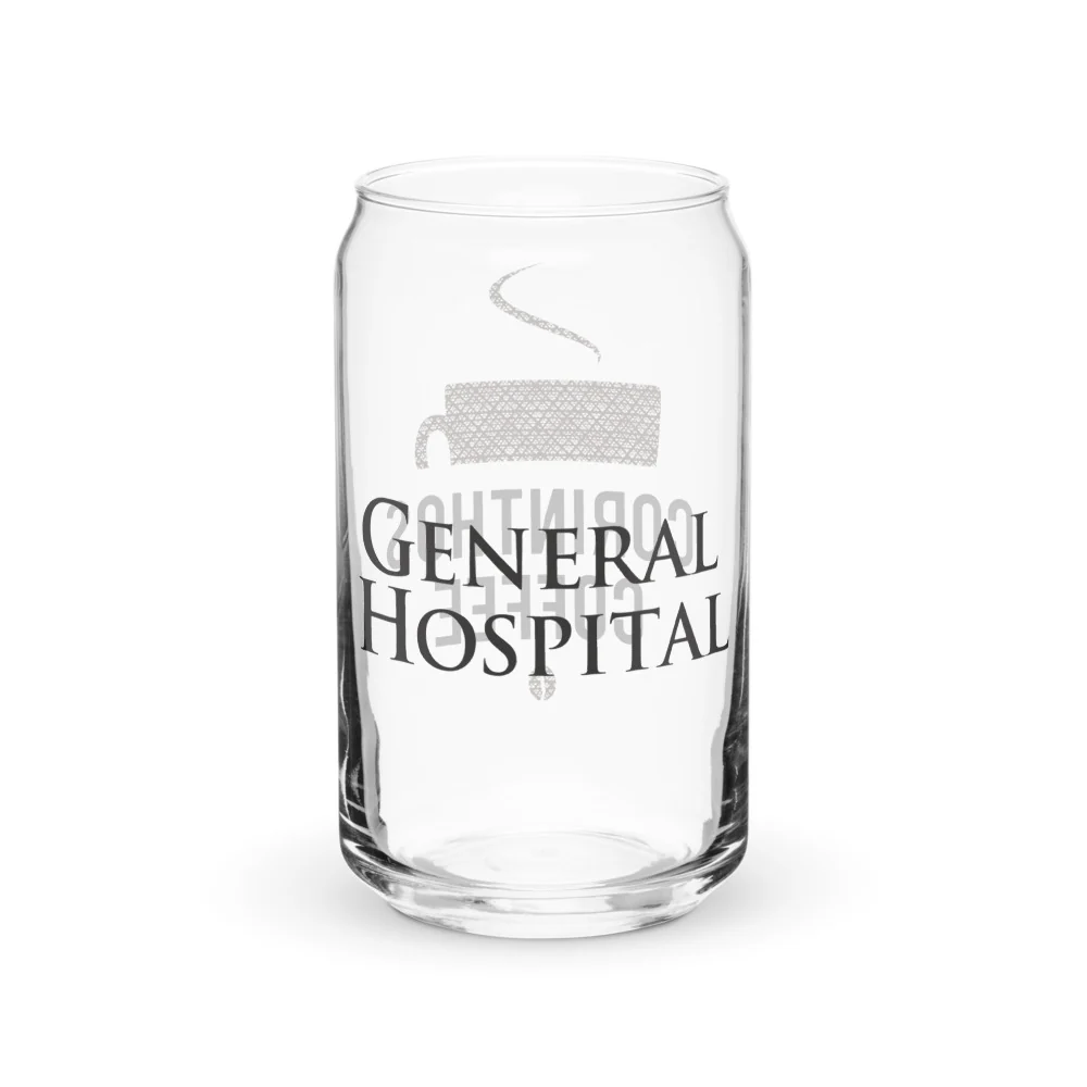 General Hospital Corinthos Coffee Can Shaped Glass - Image 3