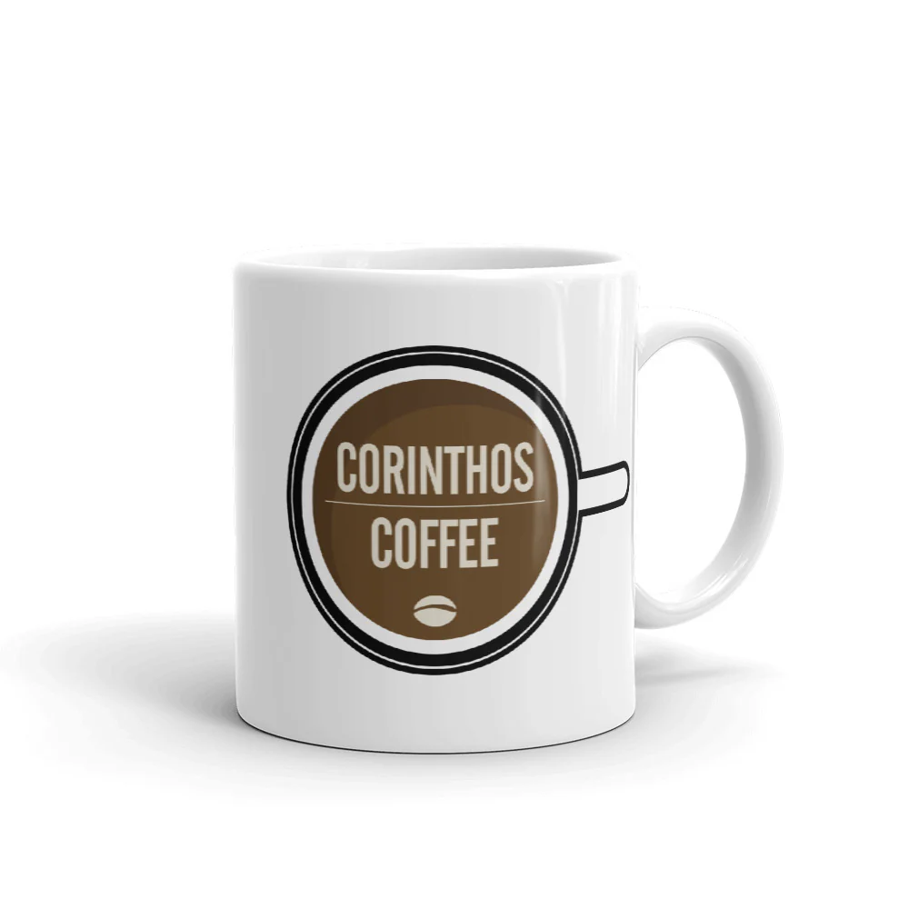 General Hospital Corinthos Coffee Logo White Mug - Image 5