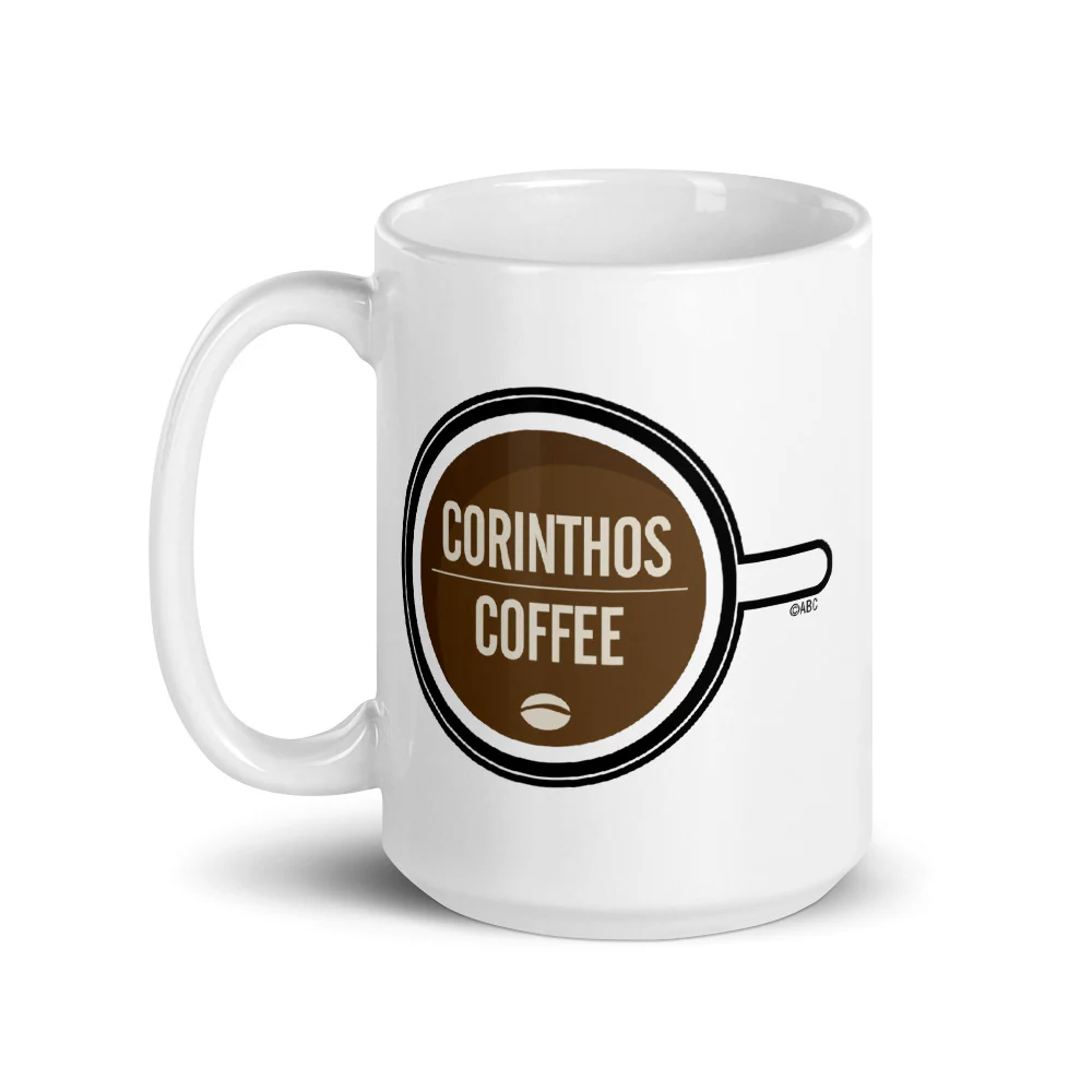 General Hospital Corinthos Coffee Logo White Mug - Image 6