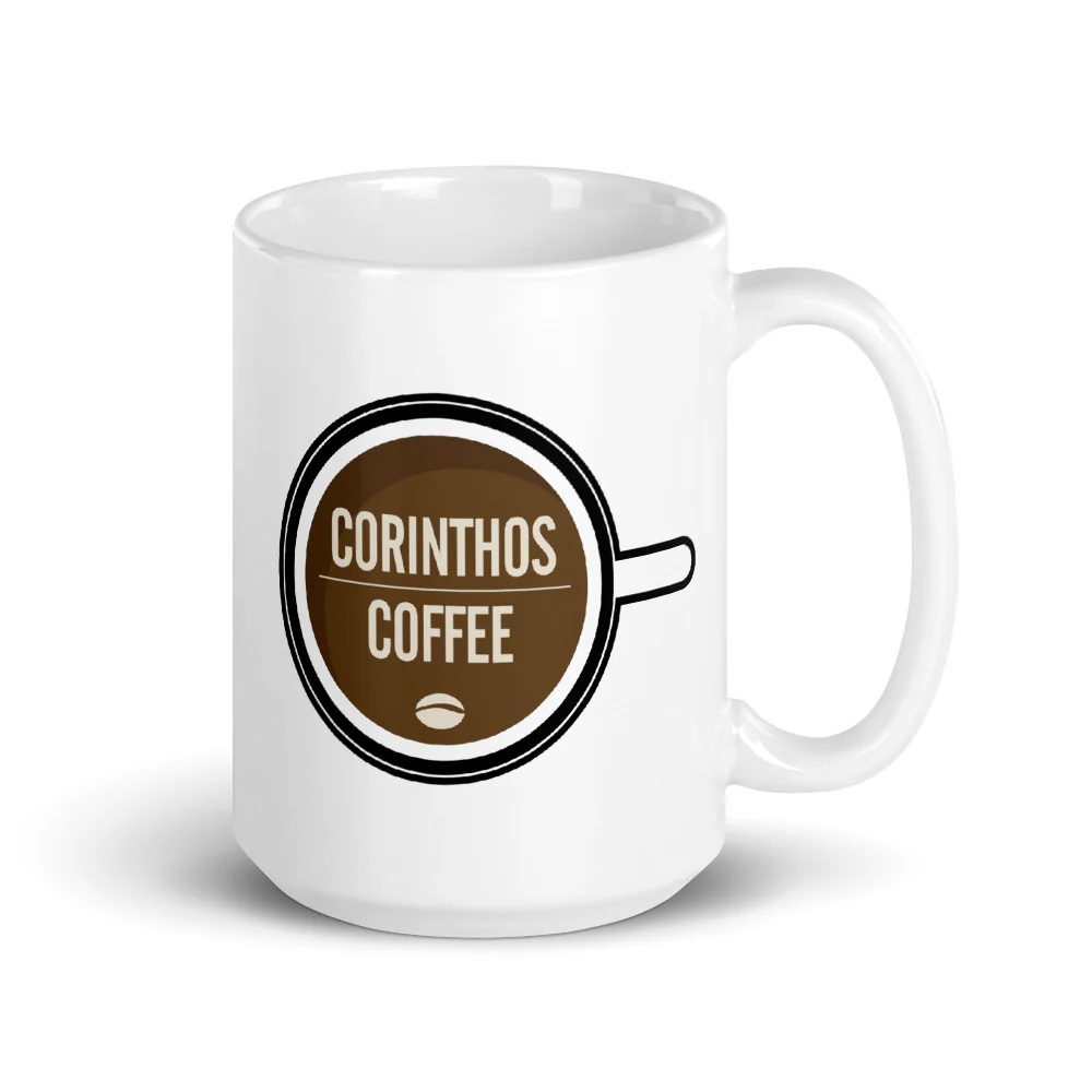 General Hospital Corinthos Coffee Logo White Mug - Image 8