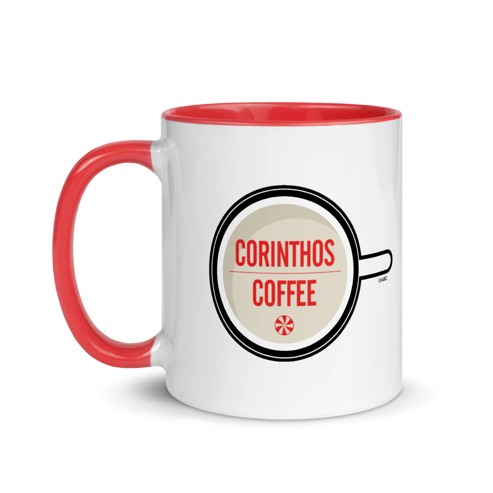 General Hospital Corinthos Coffee Peppermint Logo Two-Tone Mug
