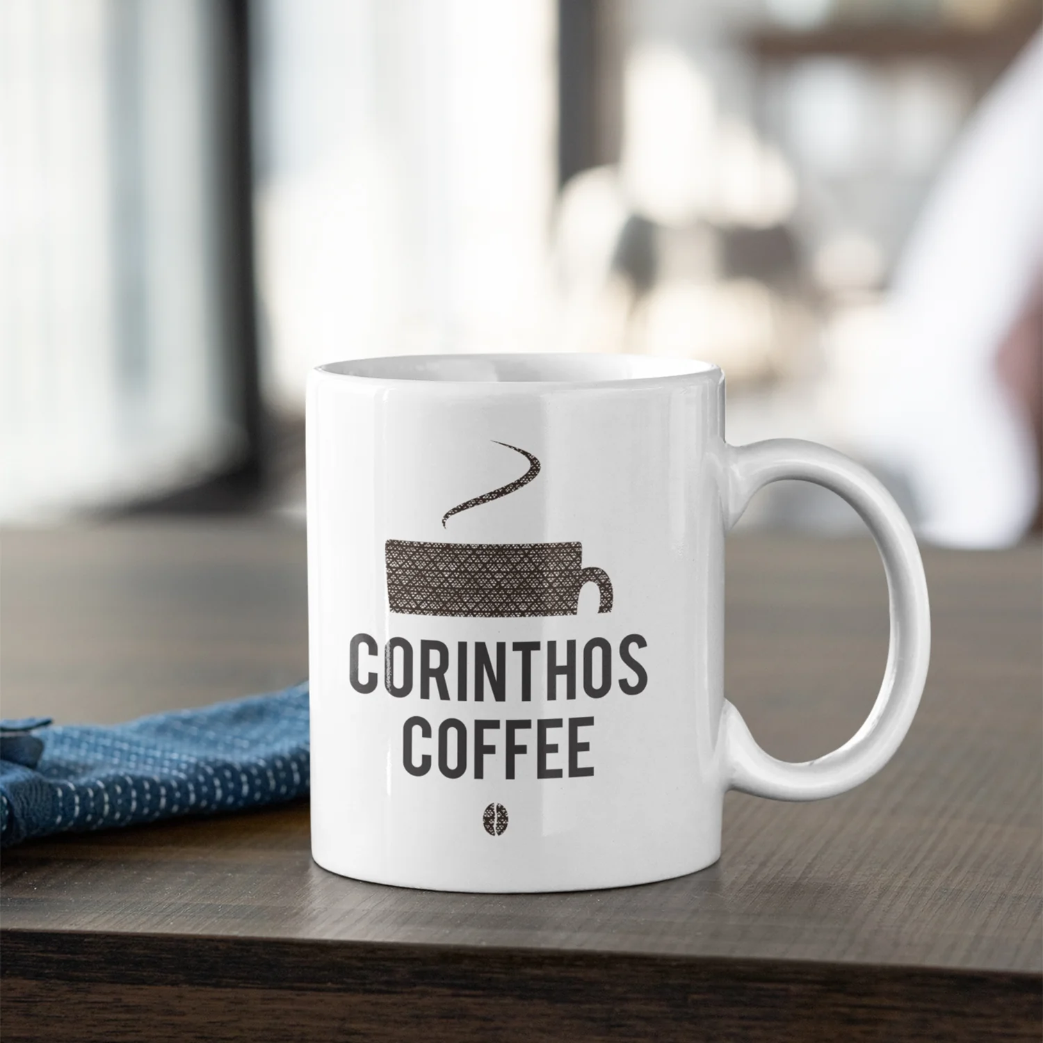 General Hospital Corinthos Coffee White Mug - Image 3