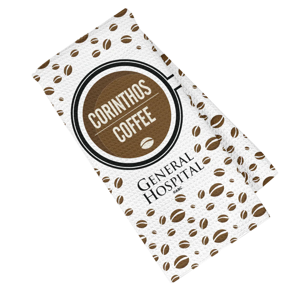 General Hospital Corinthose Coffee Kitchen Towel