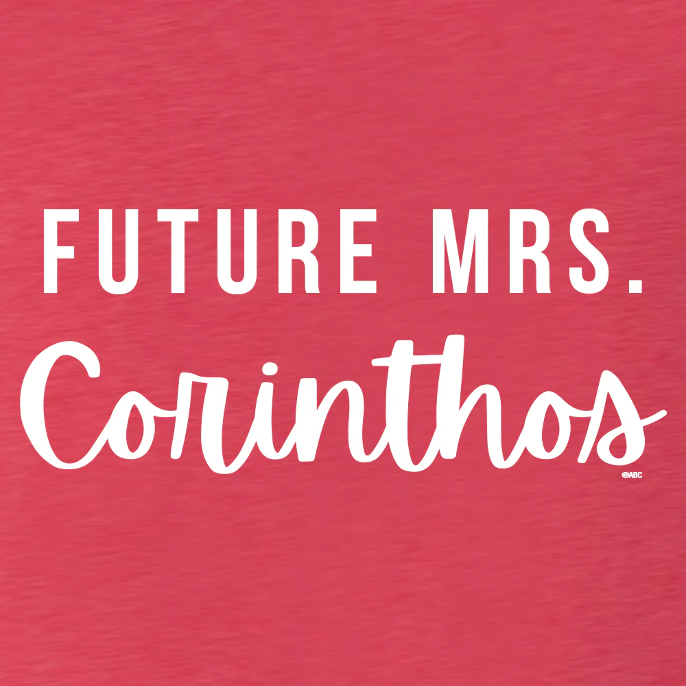 General Hospital Future Mrs. Corinthos Adult Tri-Blend Short Sleeve T-Shirt - Image 3