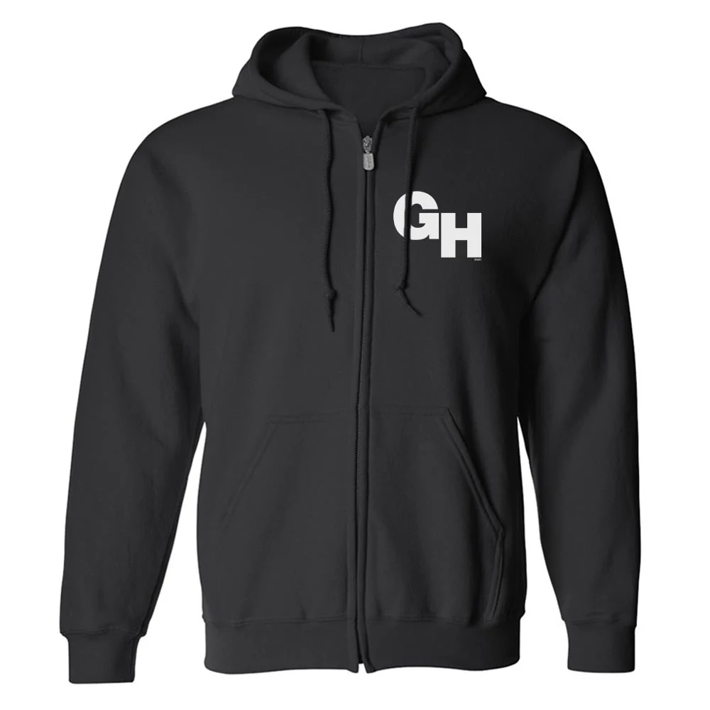 General Hospital GH Logo Fleece Zip-Up Hooded Sweatshirt