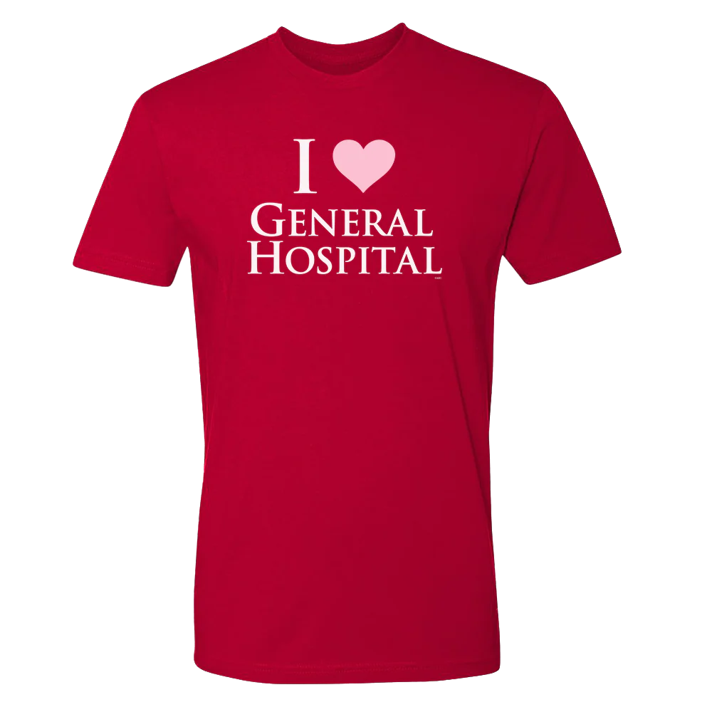 General Hospital I Love GH Adult Short Sleeve T-Shirt