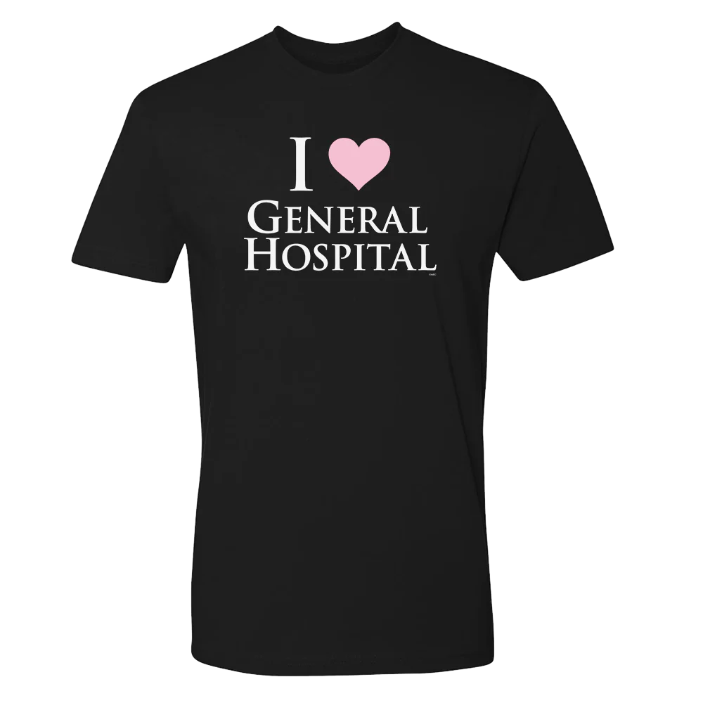 General Hospital I Love GH Adult Short Sleeve T-Shirt - Image 3