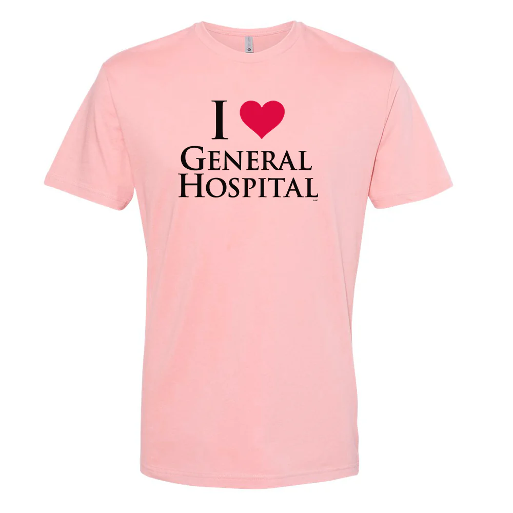 General Hospital I Love GH Adult Short Sleeve T-Shirt - Image 4
