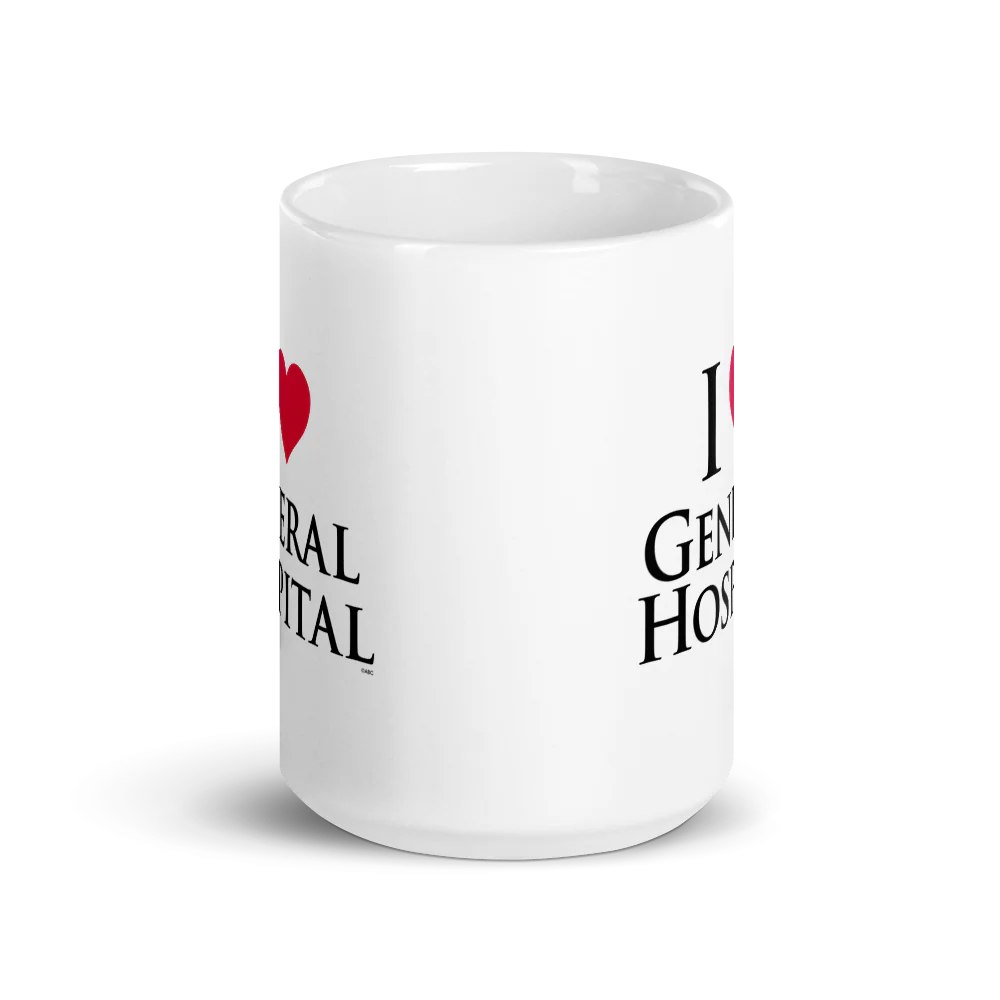 General Hospital I Love GH White Mug - Image 3