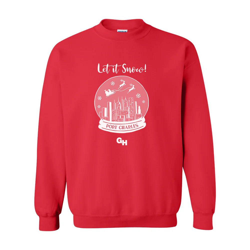 General Hospital Let It Snow Fleece Crewneck Sweatshirt