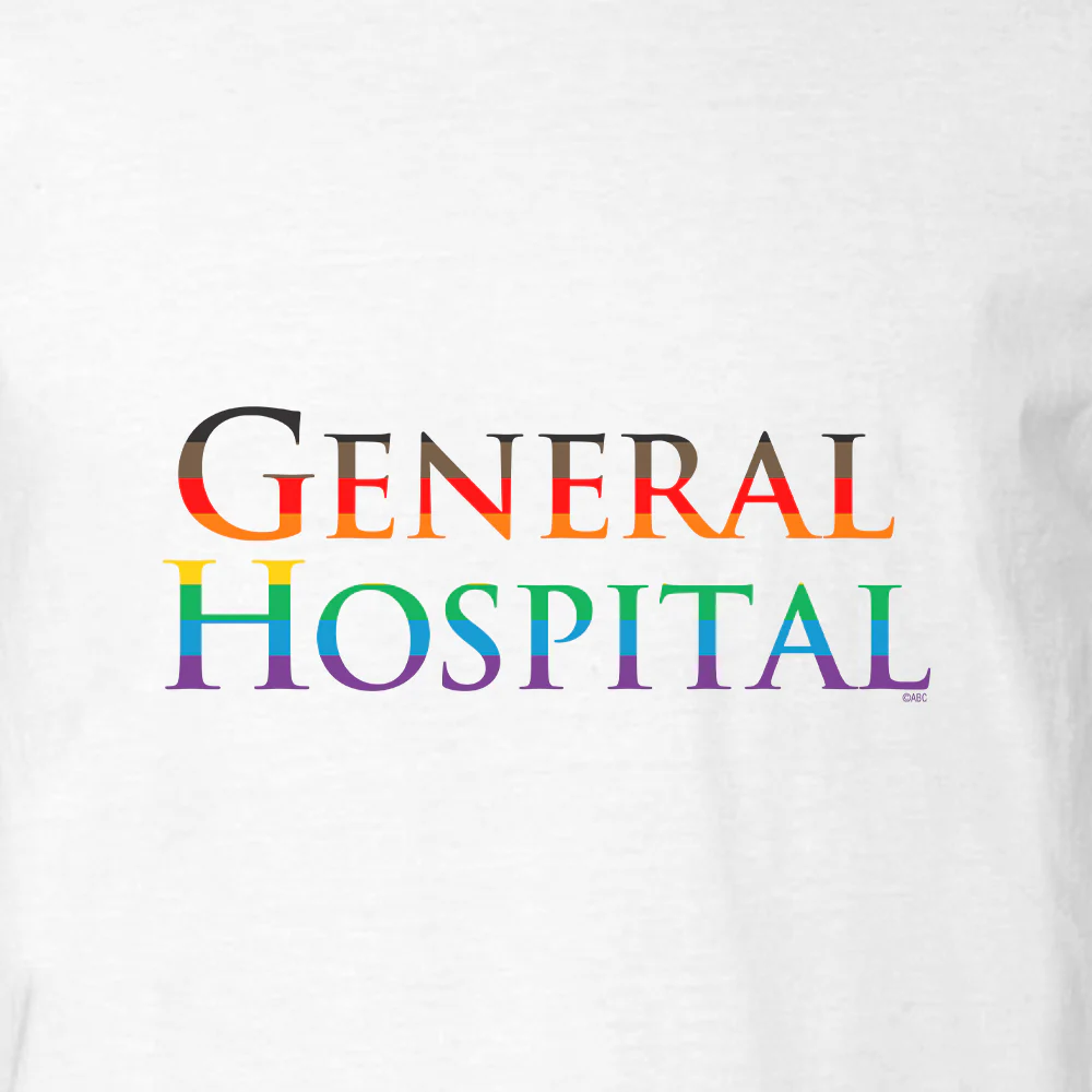 General Hospital Pride Logo Adult Short Sleeve T-Shirt - Image 2