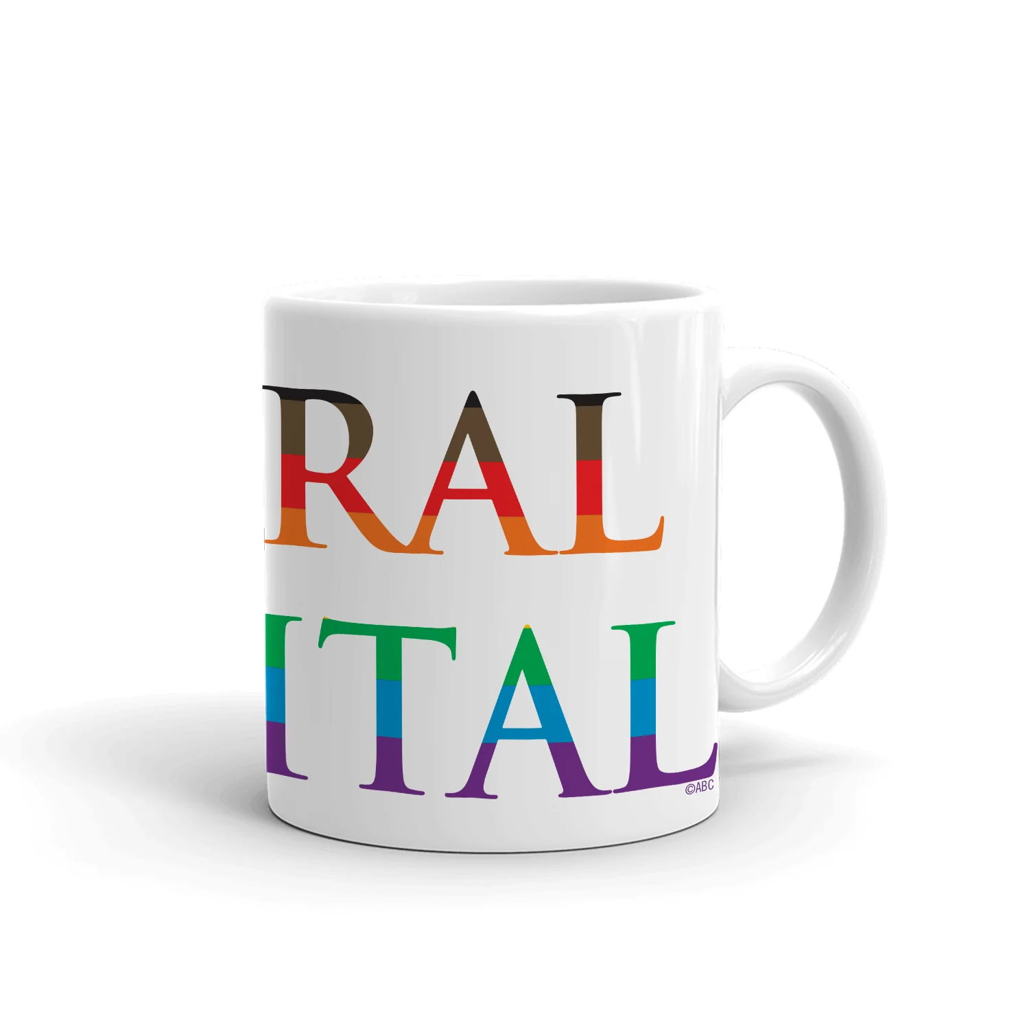 General Hospital Pride Logo White Mug - Image 3