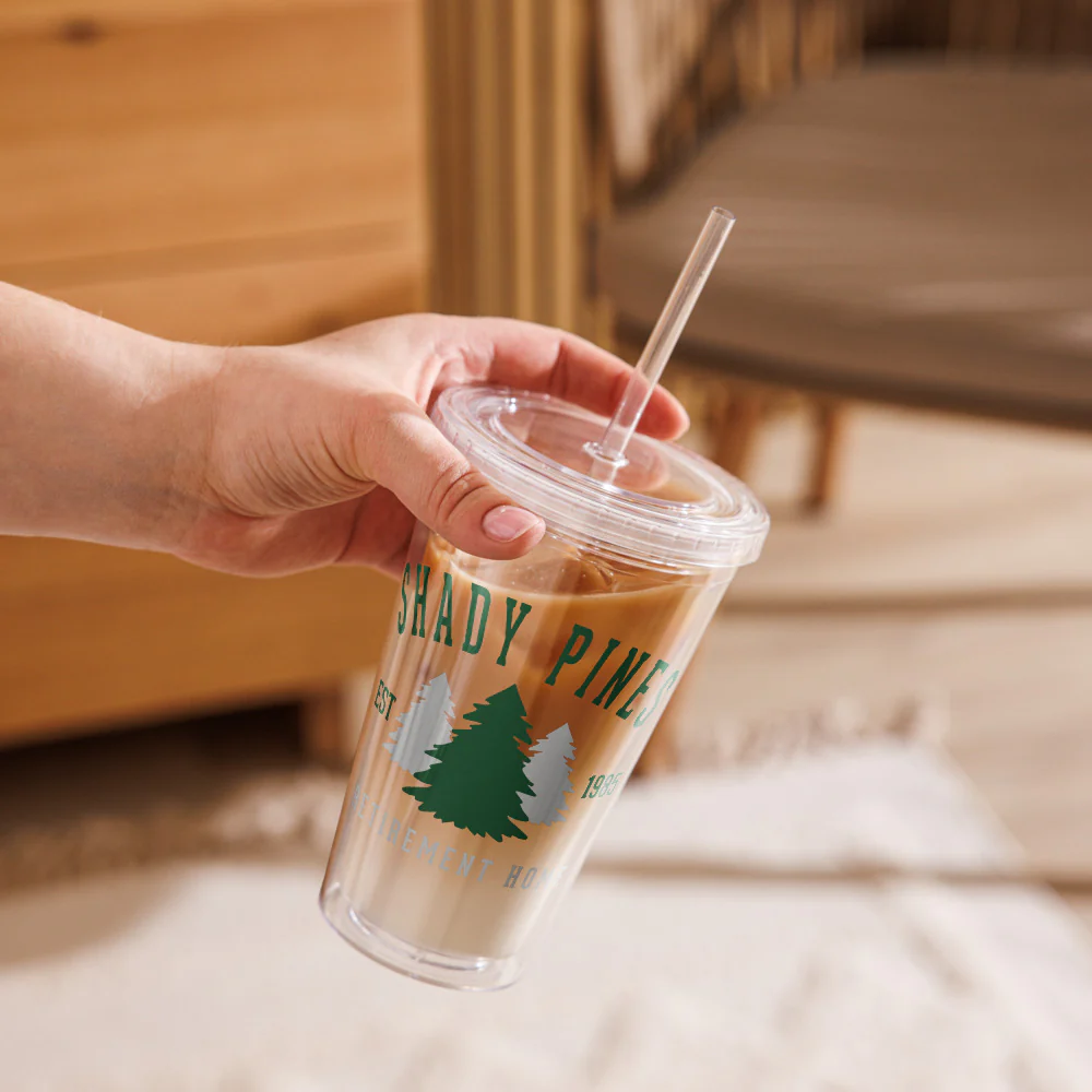 Golden Girls Shady Pines Clear Tumbler - Image 7