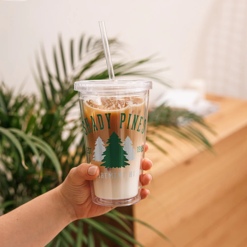Golden Girls Shady Pines Clear Tumbler - Image 8